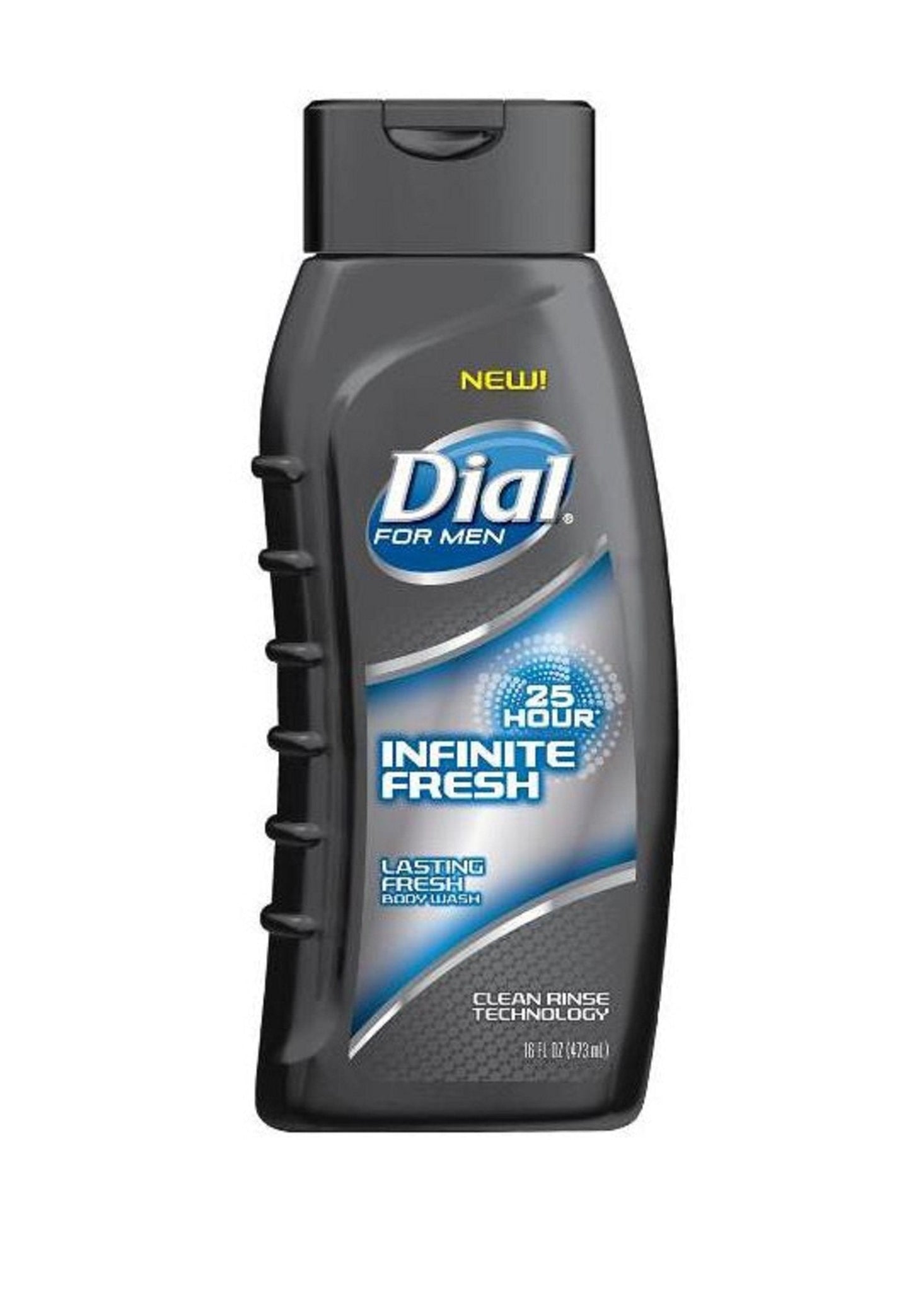 Dial For Men Body Wash - Infinite Fresh - 25 Hour - Net Wt. 16 FL OZ (473 mL) Per Bottle - Pack of 3 Bottles Beauty & Personal Care Dial