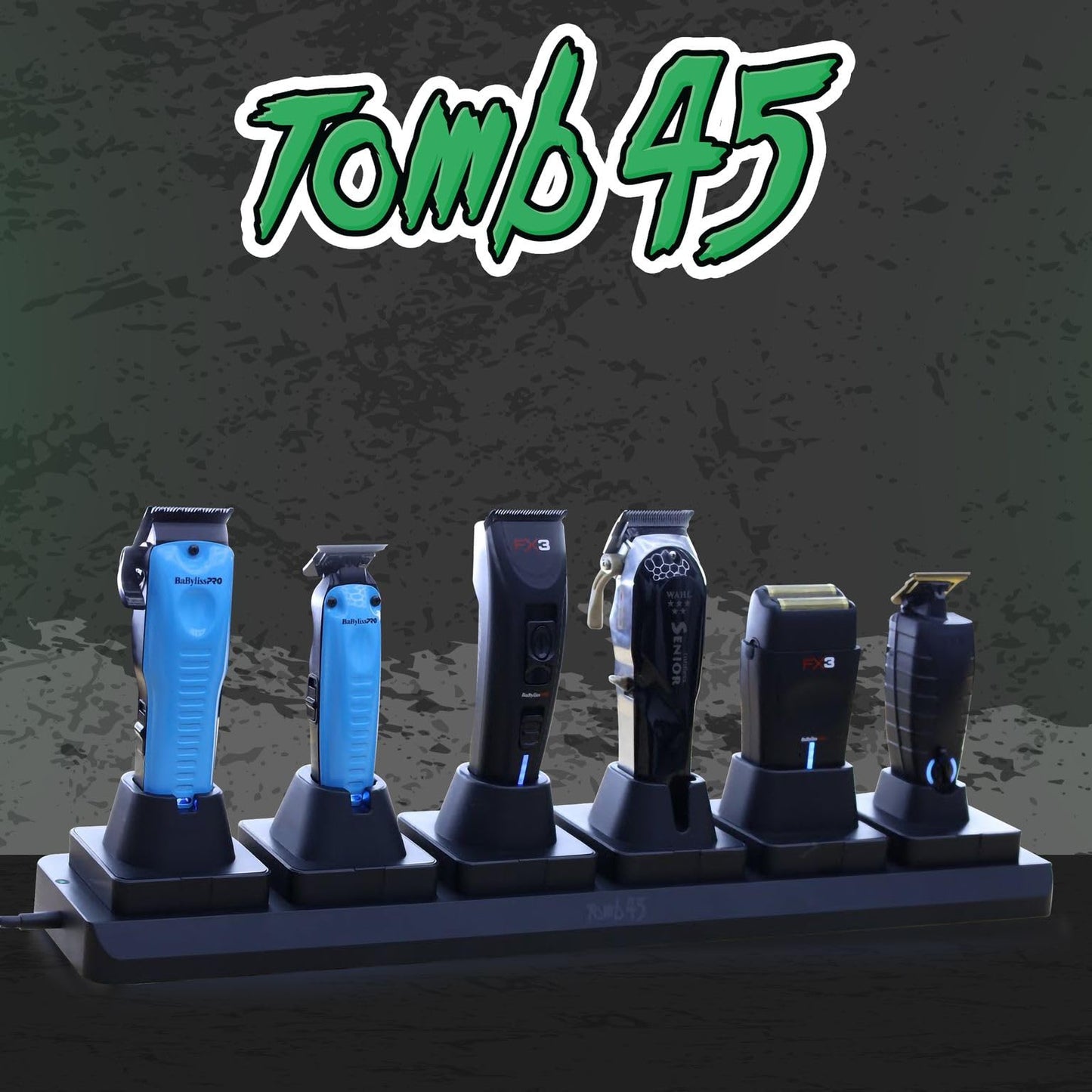 Tomb 45 Power Pods Base - Charging Base for Barber Accessories - Wireless Charging Station for Hair Clippers Beauty and Personal Care Tomb 45