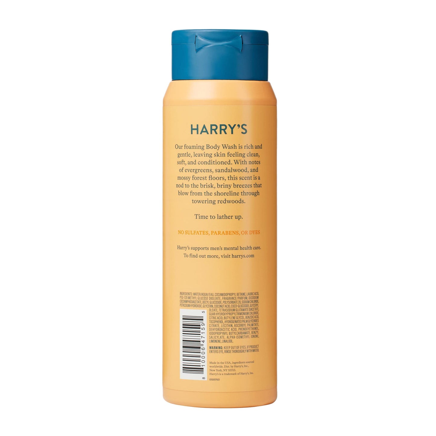 Harry's Body Wash for Men, Redwood, 16 Fl Oz (Pack of 4) - Packaging May Vary Beauty & Personal Care Harry's