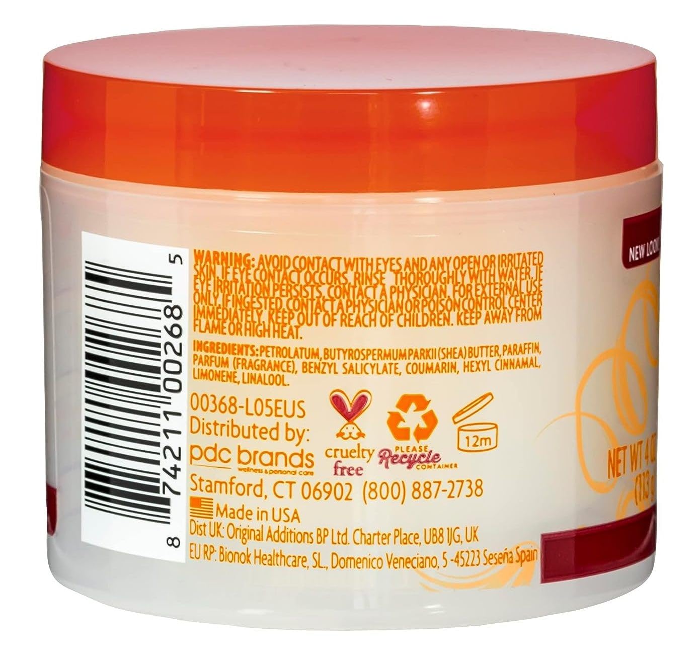 Cantu Shea Butter Hair Dressing Pomade 4 Ounce Jar (Pack of 3) Beauty & Personal Care Cantu