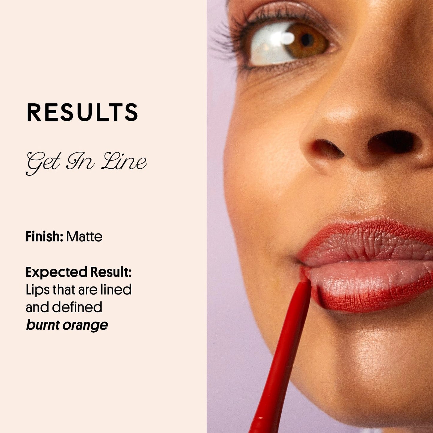 Winky Lux Dirty Love Demi Matte Lip Liner Pencil - Vibrant Red Lipliner, Waterproof Long Lasting Formula, Creamy Retractable Tip For Precision Beauty & Personal Care Winky Lux