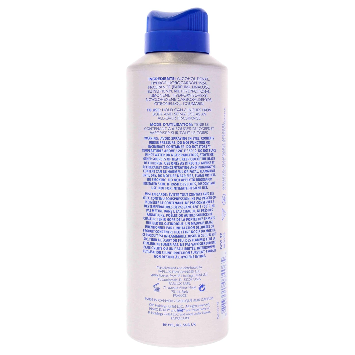 Marc Jacobs Body Spray, Blue, 6 Ounce Beauty & Personal Care Marc Ecko