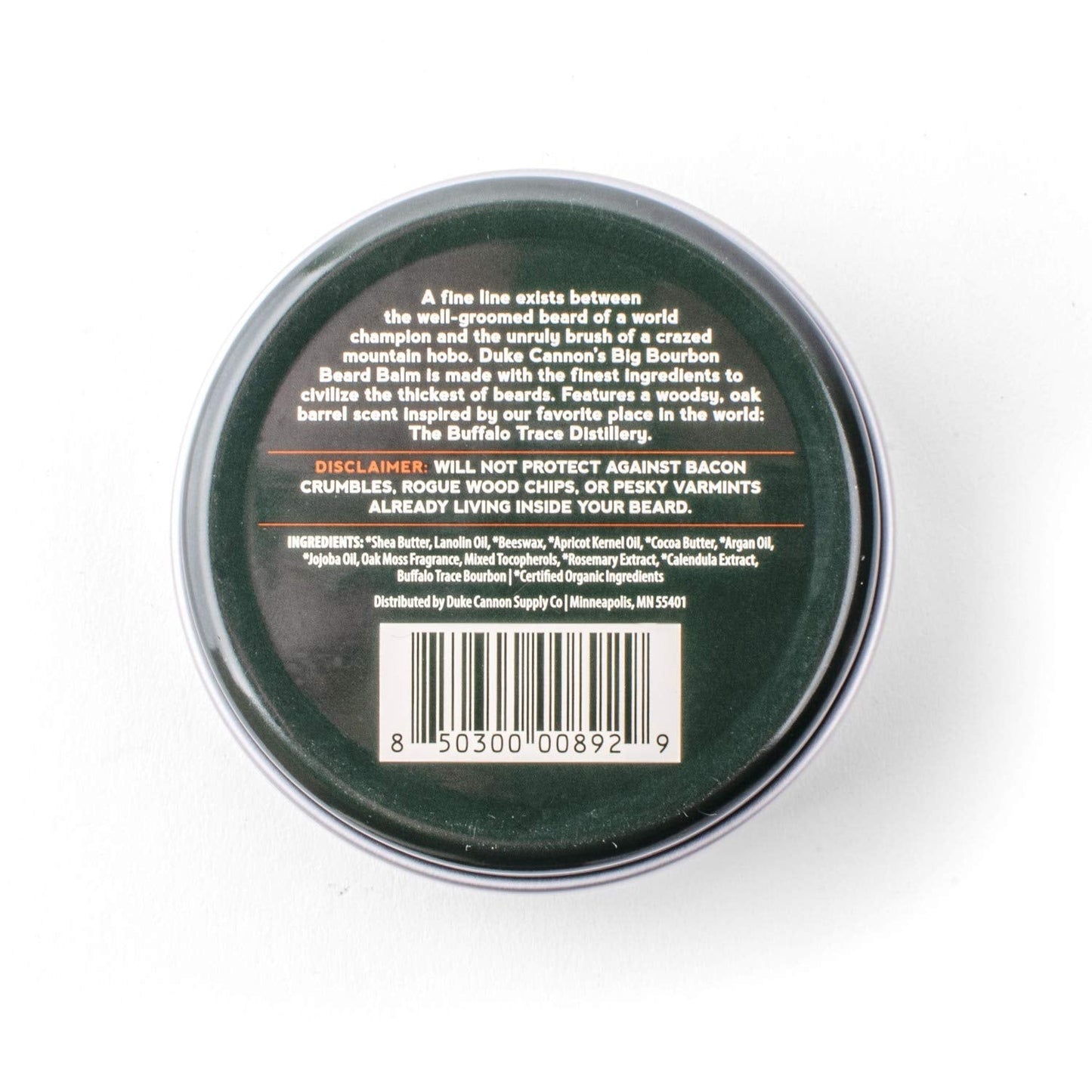 Duke Cannon Supply Co. Big Bourbon Beard Balm, 1.6oz - Oak Barrel Scent, Made with Natural and Organic Ingredients Beauty and Personal Care Duke Cannon Supply Co.