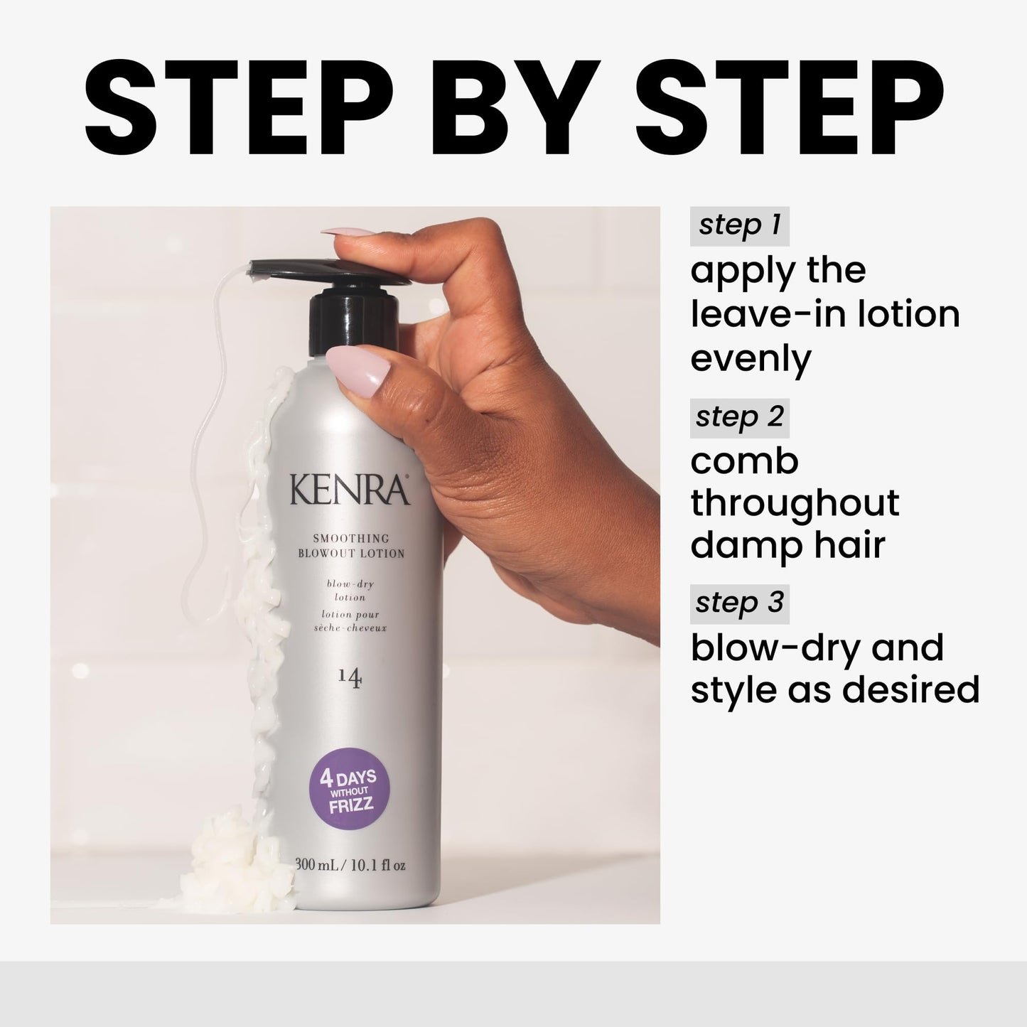 Kenra Smoothing Blowout Lotion 14 | Ultra-Fine Blowout Spray | Up To 4 Days Without Frizz | Enhances Smoothness & Manageability Of A Blowout | Thermal Beauty & Personal Care Kenra