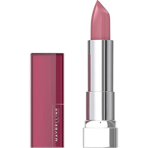 Maybelline Color Sensational Lipstick, Lip Makeup, Cream Finish, Hydrating Lipstick, Romantic Rose, Pink ,1 Count Beauty & Personal Care MAYBELLINE