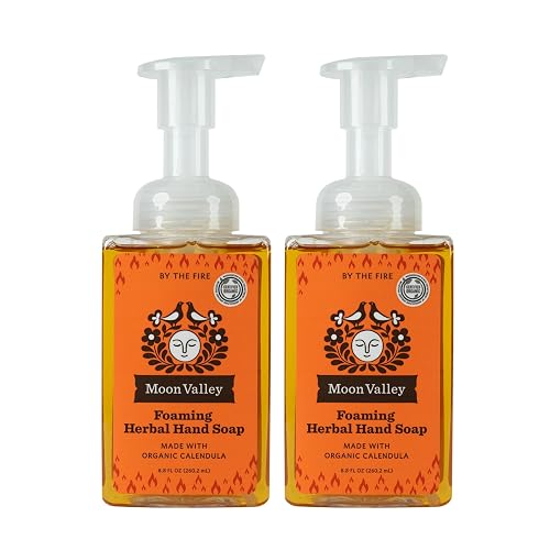 Moon Valley Herbal Foaming Hand Soap, Vegan (By the Fire, Recyclable Bottle) Beauty & Personal Care Moon Valley Organics
