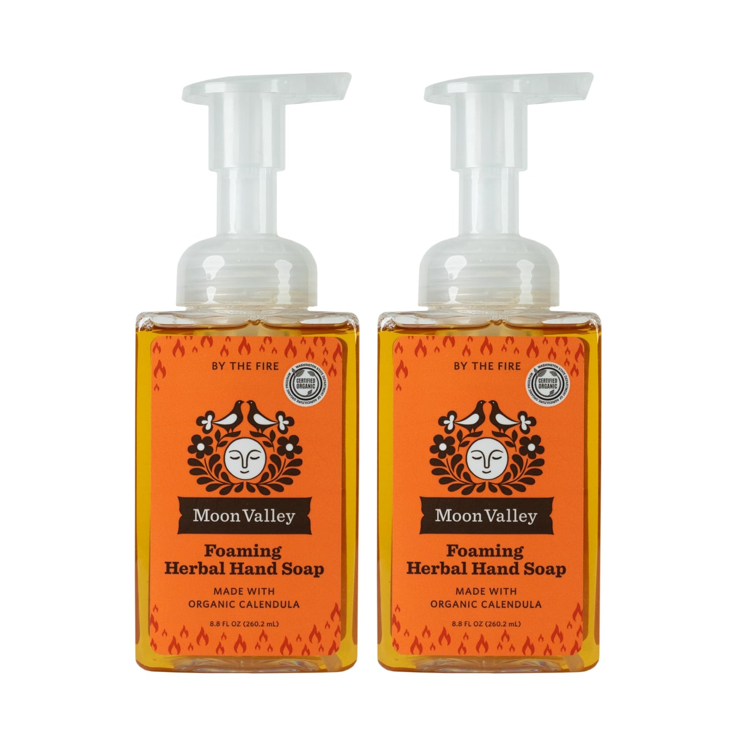 Moon Valley Herbal Foaming Hand Soap, Vegan (By the Fire, Recyclable Bottle) Beauty & Personal Care Moon Valley Organics
