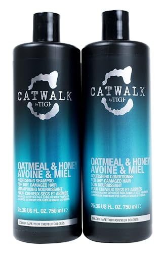 TIGI Catwalk Shampoo and Conditioner, Oatmeal & Honey, 25.36 Oz With Pumps Beauty & Personal Care CATWALK by TIGI