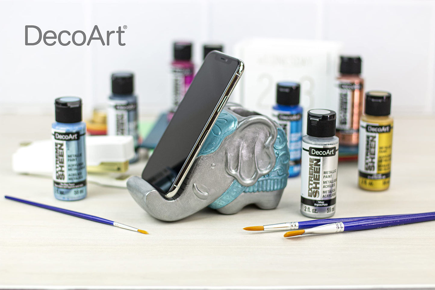 DecoArt Extreme Sheen Paint -Aquamarine, 2 Fl Oz (Pack of 1) Beauty & Personal Care DecoArt