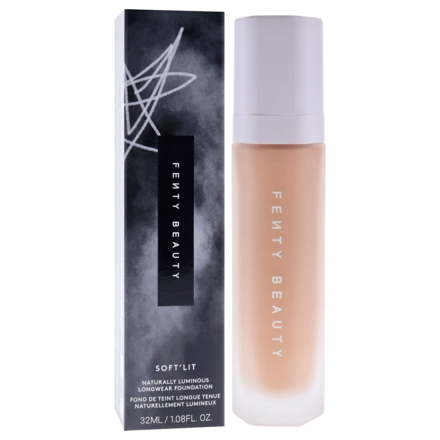 Soft Lit Naturally Luminous Longwear Foundation - 240 Light Medium Warm Golden by Fenty Beauty for Women - 1.08 oz Foundation Beauty & Personal Care FENTY BEAUTY