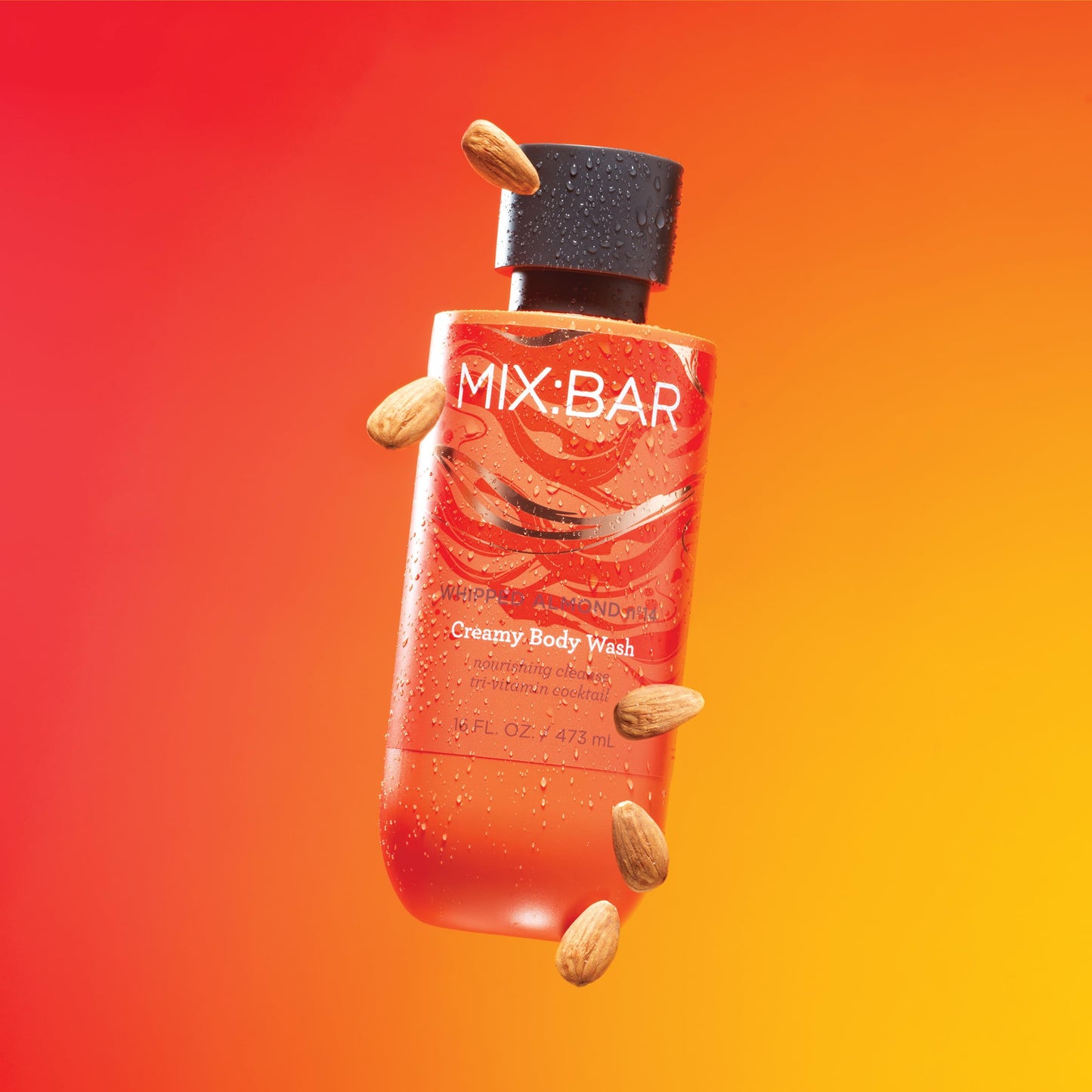 MIX:BAR Whipped Almond Creamy Body Wash for Women, Hydrating & Moisturizing with Niacinamide, Panthenol & Vitamin C - Vegan, Sulfate Free, Paraben Beauty & Personal Care MIX:BAR