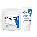 CeraVe Moisturizing Cream Combo Pack | Contains 16 Ounce with Pump and 1.89 Ounce Travel Size | Fragrance Free Beauty & Personal Care CeraVe