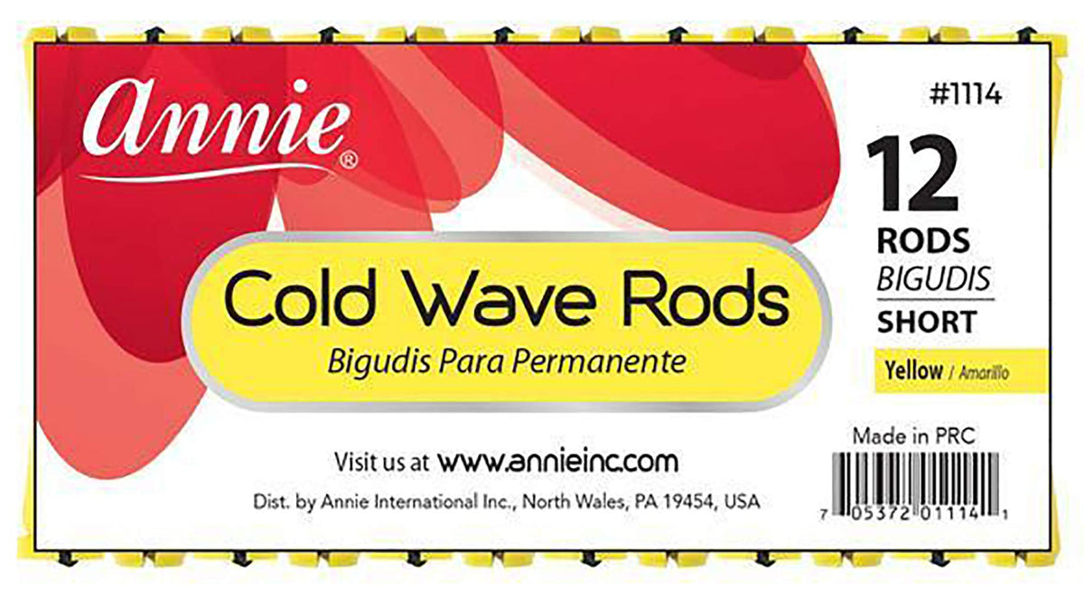 3 Packs of Annie Cold Wave Rods(Short) #1114 12Pcs/Pack