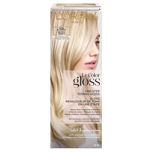 L’Oreal Paris Le Color One Step Hair Toning Gloss, Cool Blonde, 4 Ounce Beauty & Personal Care L'Oreal Paris