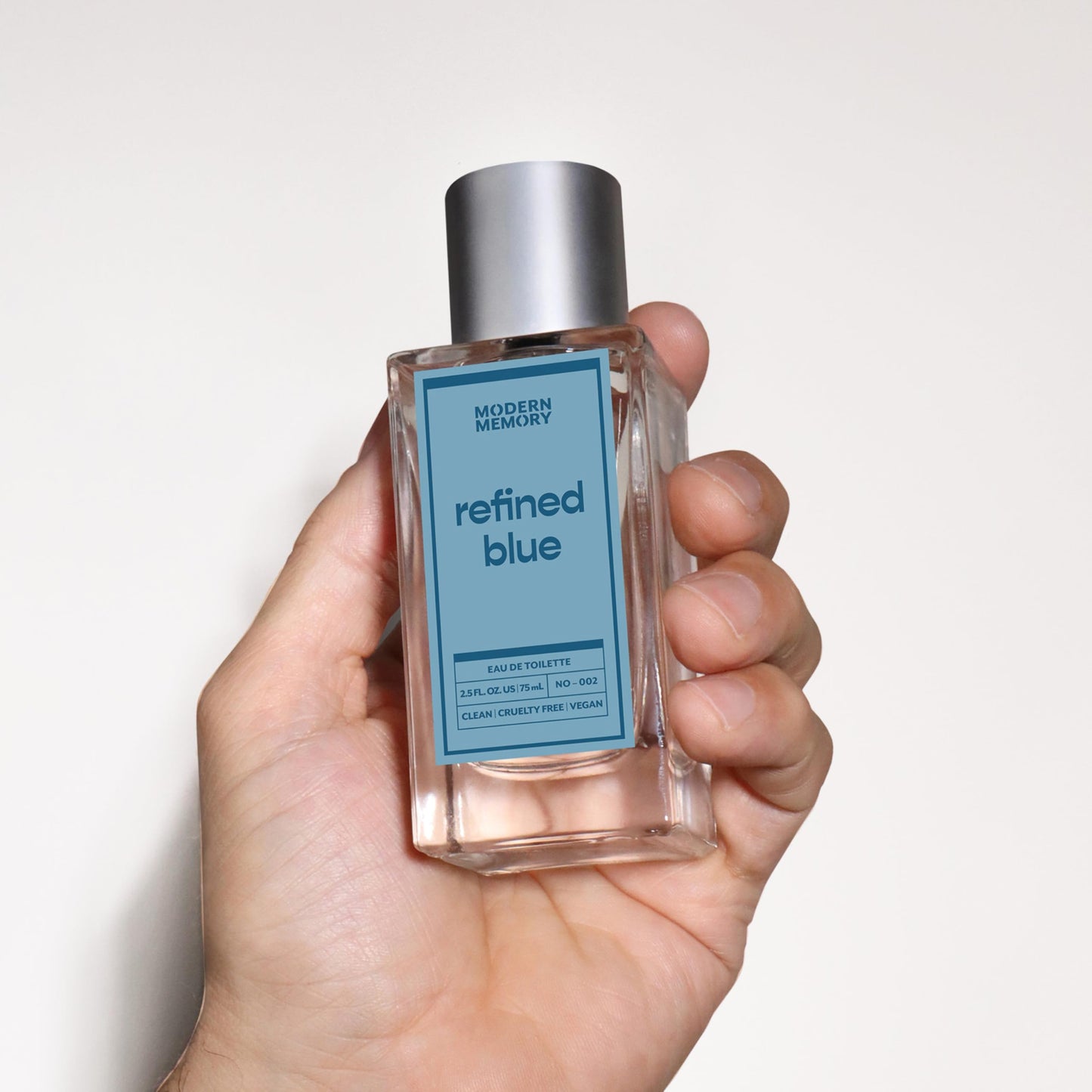Modern Memory Refined Blue Eau de Toilette for Men, 2.5 fl oz - Notes of Bright Cirtrus, Ginger, & Rich Sandalwood Beauty & Personal Care Modern Memory