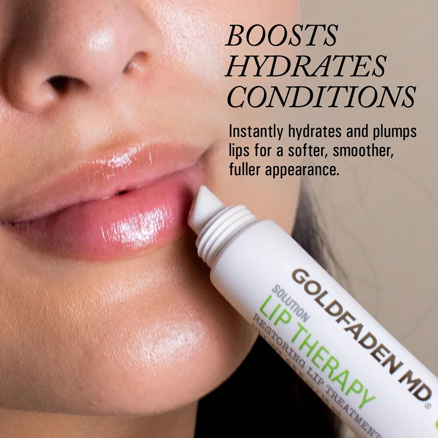 Goldfaden MD Lip Therapy - Restoring Lip Treatment - w/Peptides, Hyaluronic Acid, Fruit Berry Wax, Borage Oil, Rose Hip Oil & Vitamin E - Nourishes Beauty and Personal Care GOLDFADEN MD
