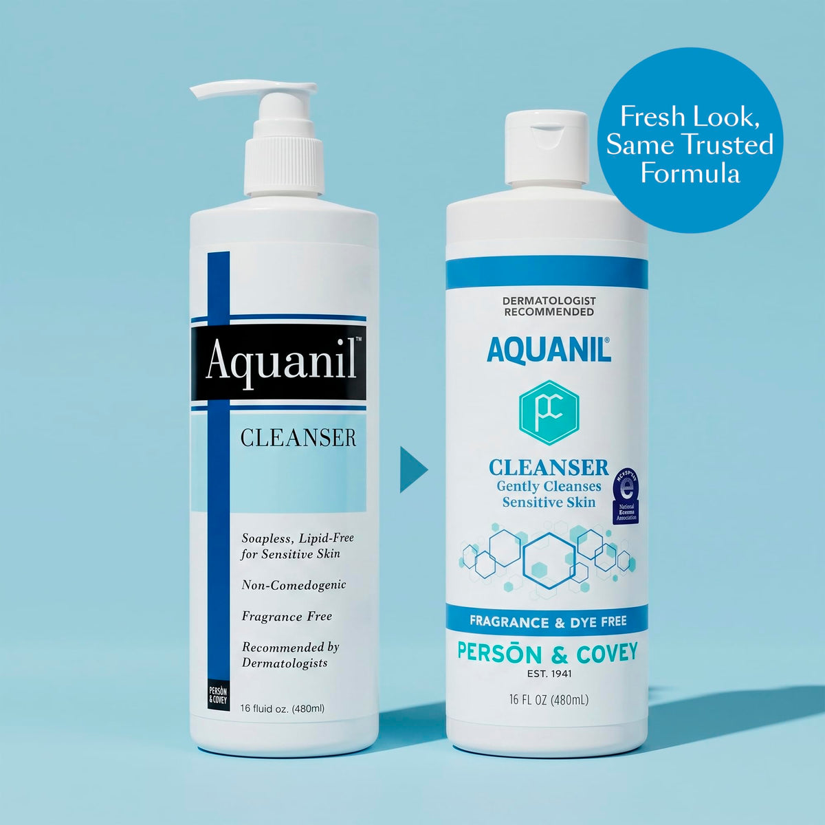 Aquanil Cleanser - 16 Oz Pack of 3, Lipid?Free Sensitive Skin Care