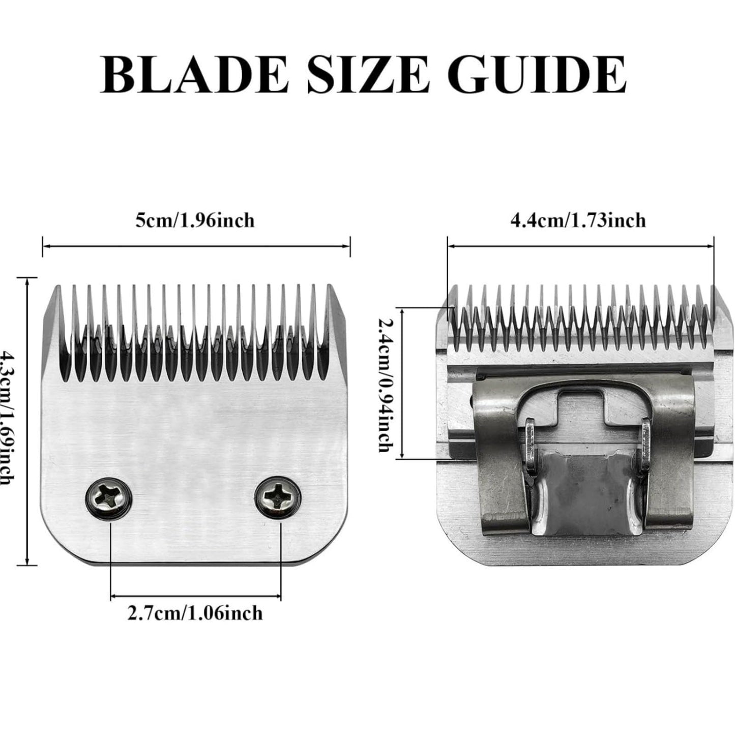 6.3mm Size-5F Replacement Detachable Dog Clipper Blade for Wahl KM2, KM5, KM10, A5 Clippers NEW Beauty and Personal Care MLKOSS