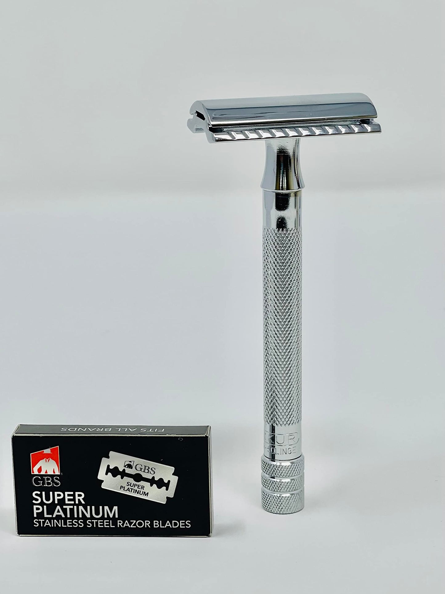 G.B.S Premium Shaving Kit, Long Handle Safety Razor, Cologne, Shaving Brush, Chrome Shave Bowl, Shaving Soap Shaving Razor and Brush Stand and Blades Beauty and Personal Care G.B.S