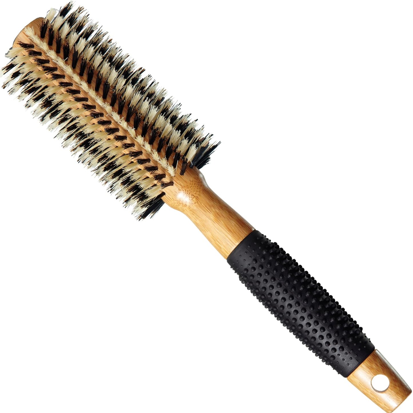 Sam Villa Signature Series Nylon & Boar Bristle Hair Brush Round Styling Brush Beauty & Personal Care Sam Villa