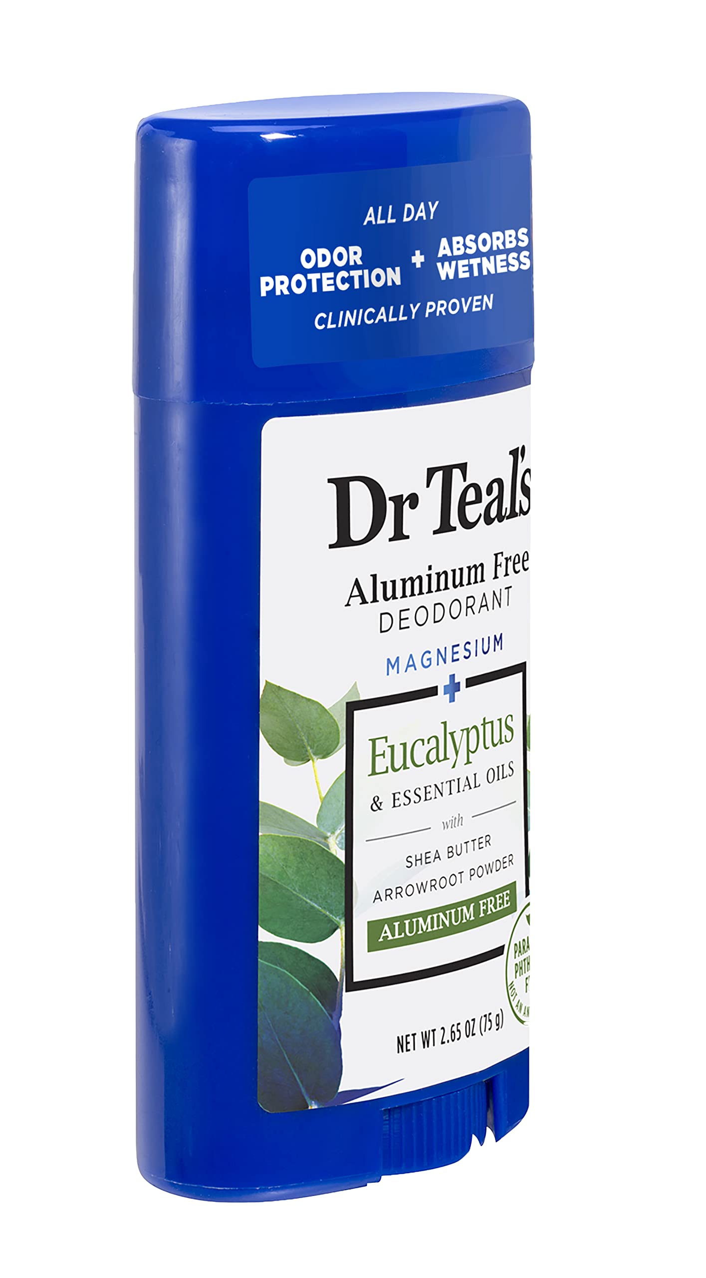 Dr Teal's Aluminum Free Deodorant - Eucalyptus - Paraben & Phthalate Free - 2.65 oz Beauty & Personal Care Dr Teal's