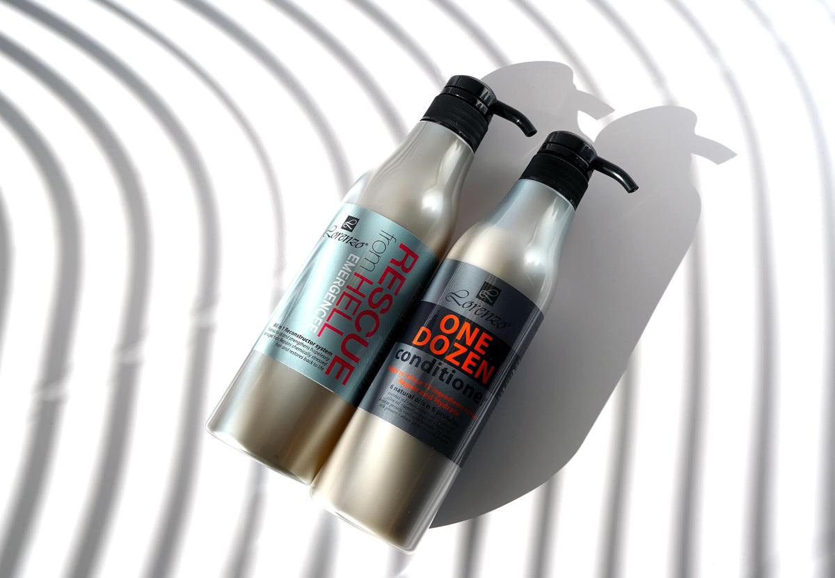 L Lorenzo Emergencee Rescue from Hell 16.89fl.oz/500ml | All in 1 Reconstructor System | Repair hopelessly damaged, fine or limp hair