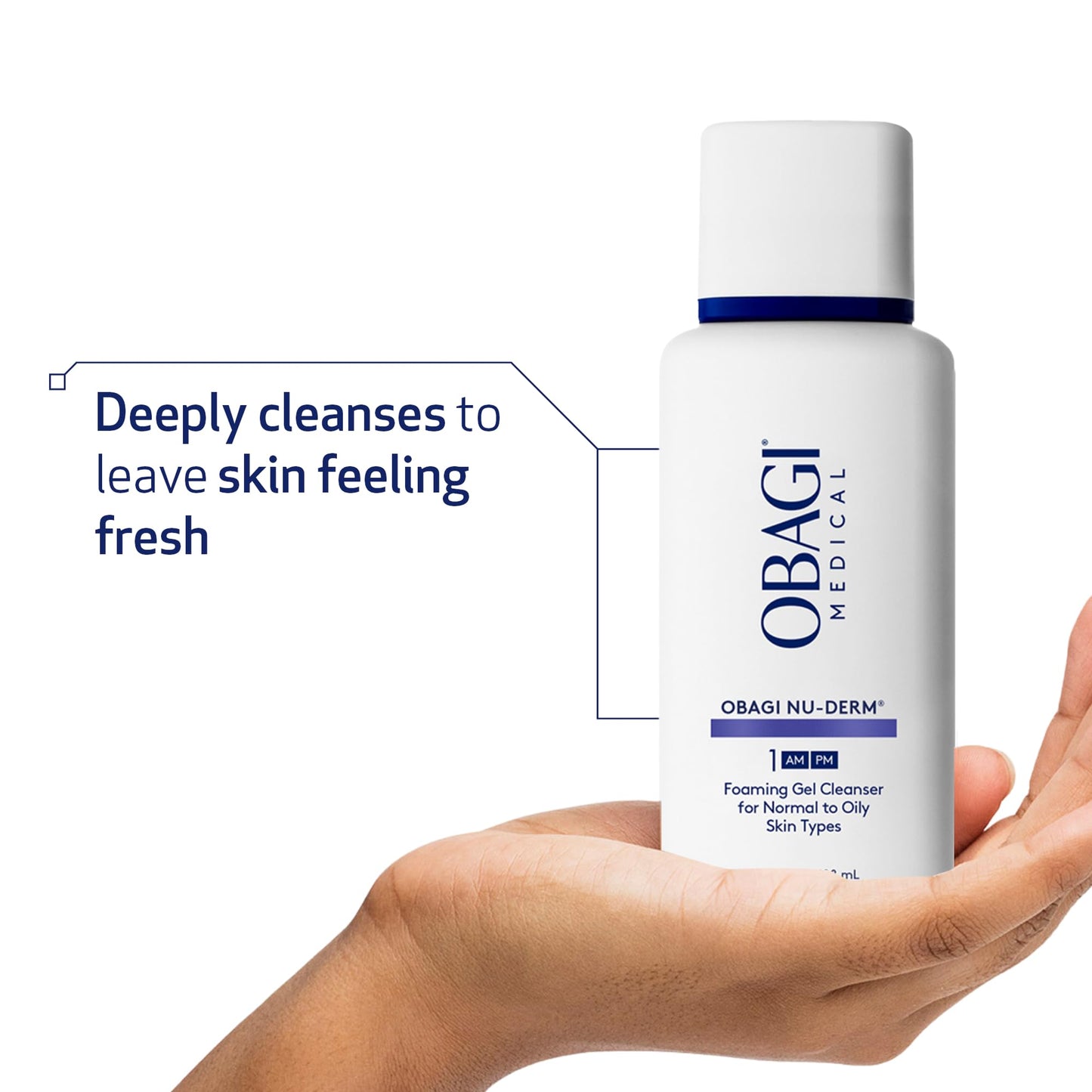 Obagi Nu-Derm Foaming Gel - Gel-Based Cleanser for Normal to Oily & Sensitive Skin - Two Pack, 2 * 6.7 oz Beauty and Personal Care Obagi Medical