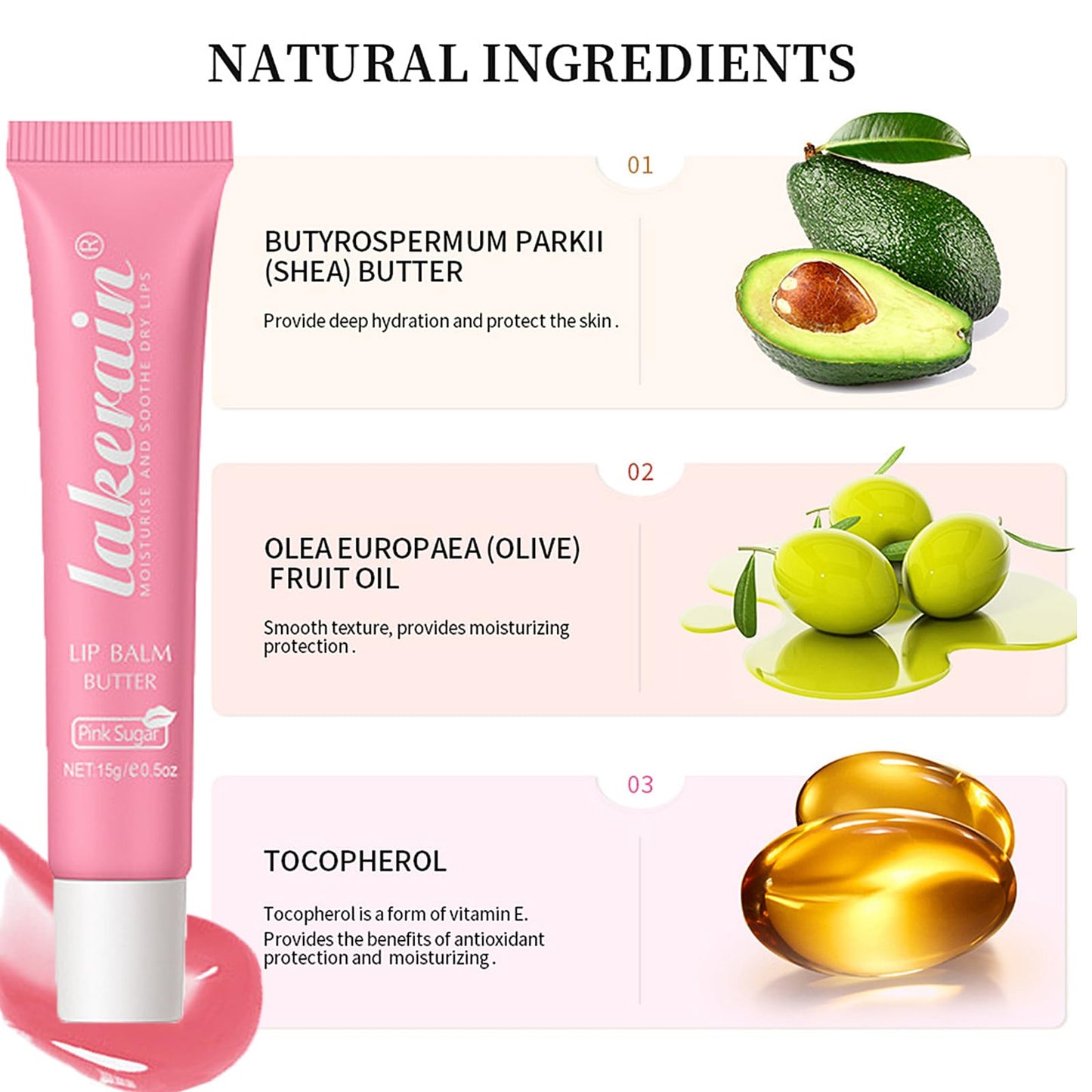 3 Color Glossy Lip Balm Butter Lip Gloss?Moisturizing Non Sticky High Shiny Finish Lip Glow Oil, Natural Plumping Lip Tint Lip Care & Repair Lip Mask Beauty and Personal Care LuckNest