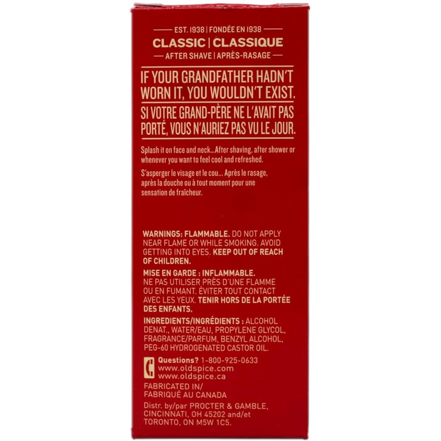 Old Spice Old Spice After Shave Lotion Classic 4.25 oz - 3 Pack Beauty & Personal Care Old Spice