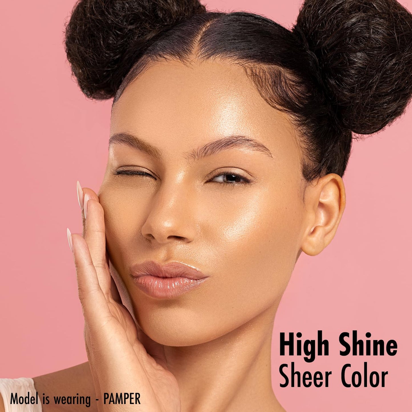 Black Radiance Beyond A Pout Plumping Lip Balm, Moisturizes & Conditions with a Blend of Botanical Oils & Hyaluronic Acid For a Glossy Finish, Vegan Beauty and Personal Care Black Radiance