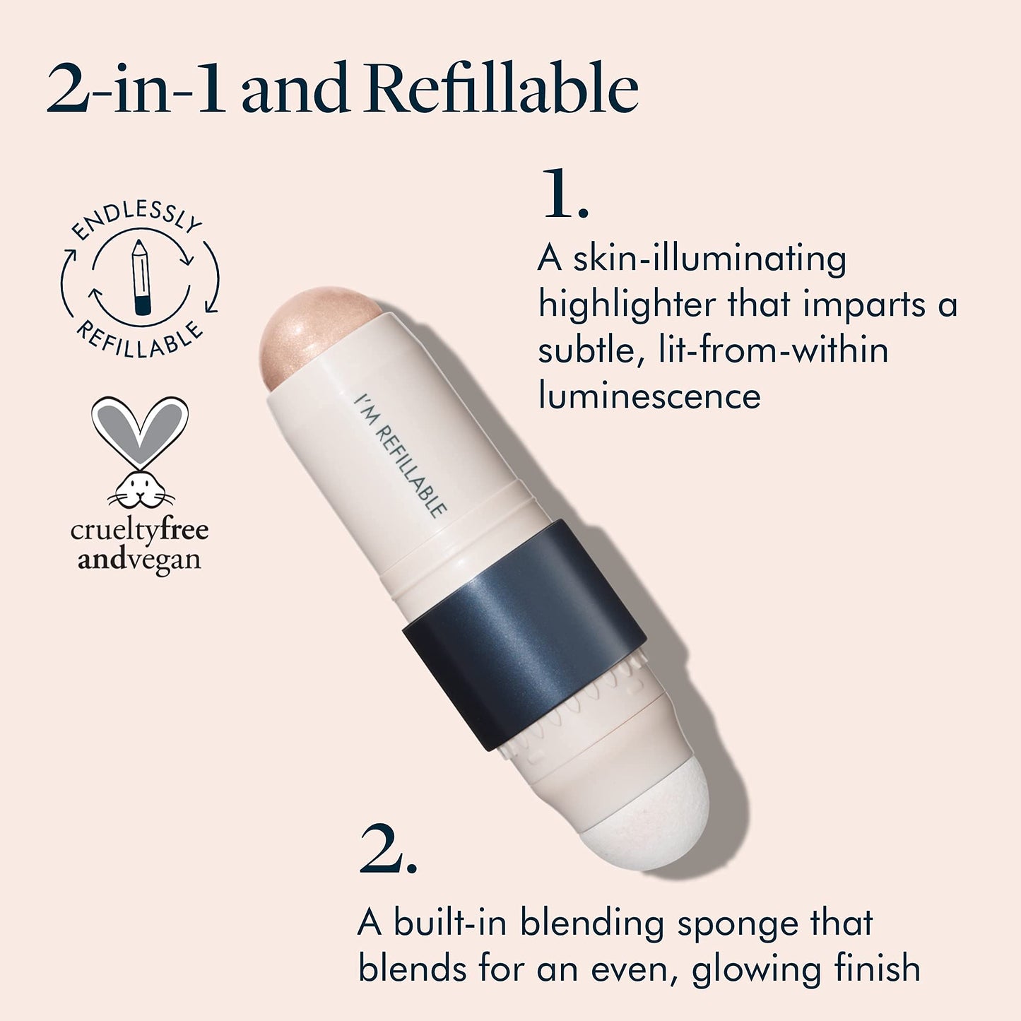 trestique Highlight Stick, Illuminator Makeup For Face, Highlighter Makeup Stick, Face Highlighter Bronzer - Refillable Beauty & Personal Care TRE'STIQUE