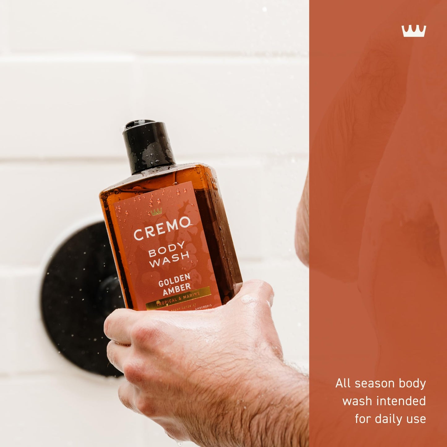 Cremo Body Wash for Men, Rich-Lathering Golden Amber, 16 Fl Oz Beauty & Personal Care Cremo