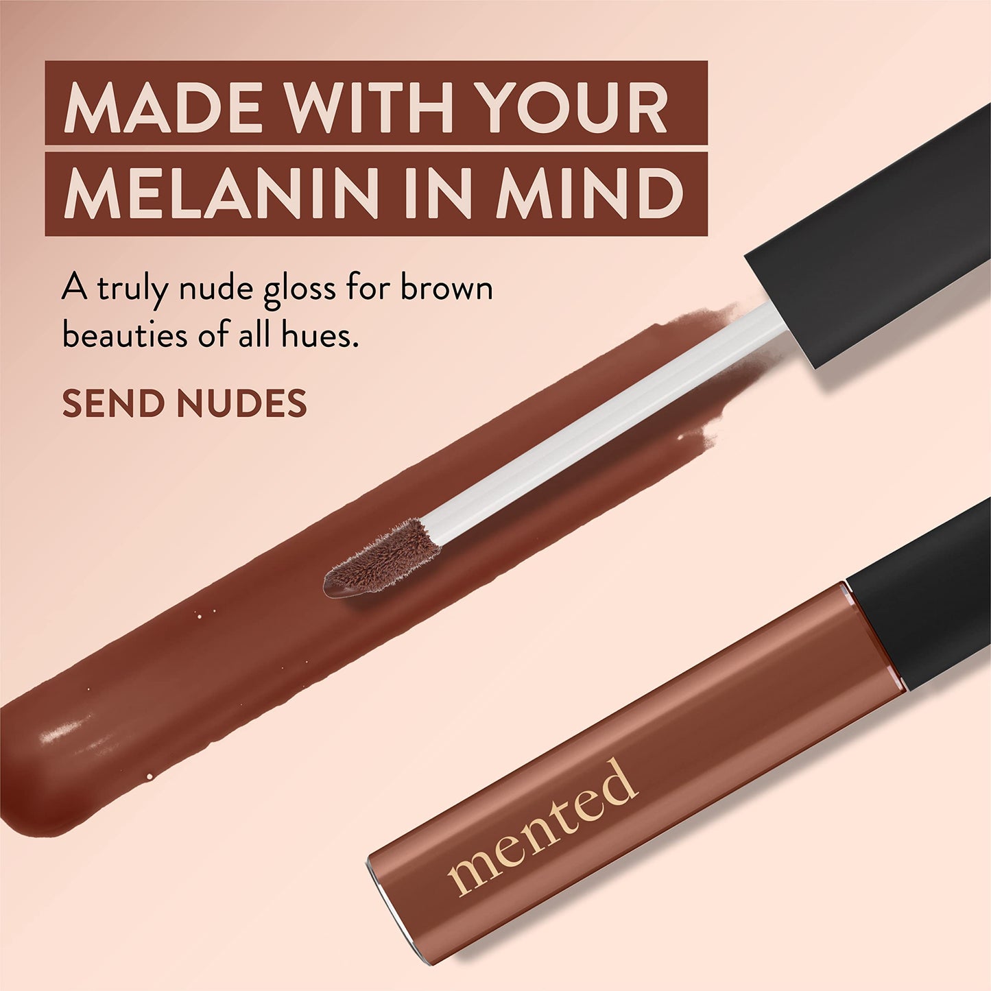 Mented Cosmetics Lip Gloss for Women Tinted Lip Balm Stain, Long Lasting Buildable Moisturizing Lipgloss Lipstick Topper, Made in USA, Cruelty Free Beauty & Personal Care Mented