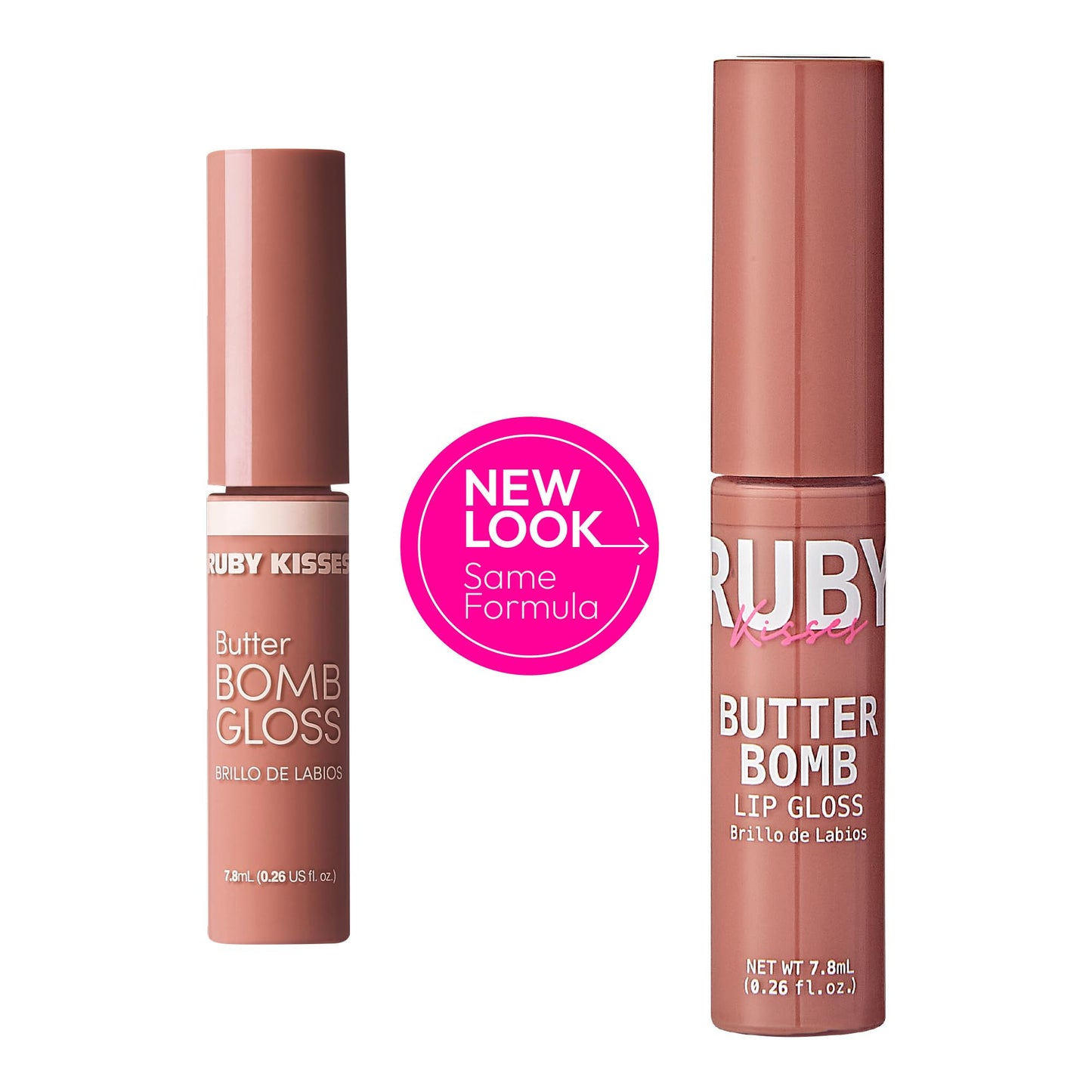 Ruby Kisses Butter Bomb Lip Gloss, High-Shine Non-Sticky Hydrating Plumping Beauty & Personal Care Ruby Kisses