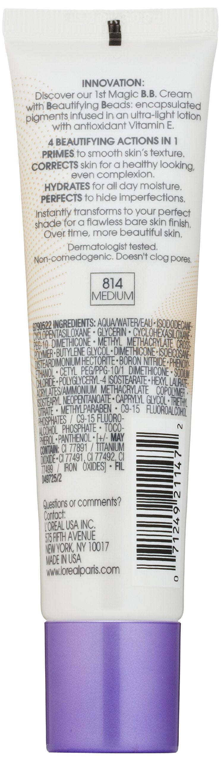 L'Oréal Paris Magic Skin Beautifier BB Cream, Medium, 1 fl. oz.