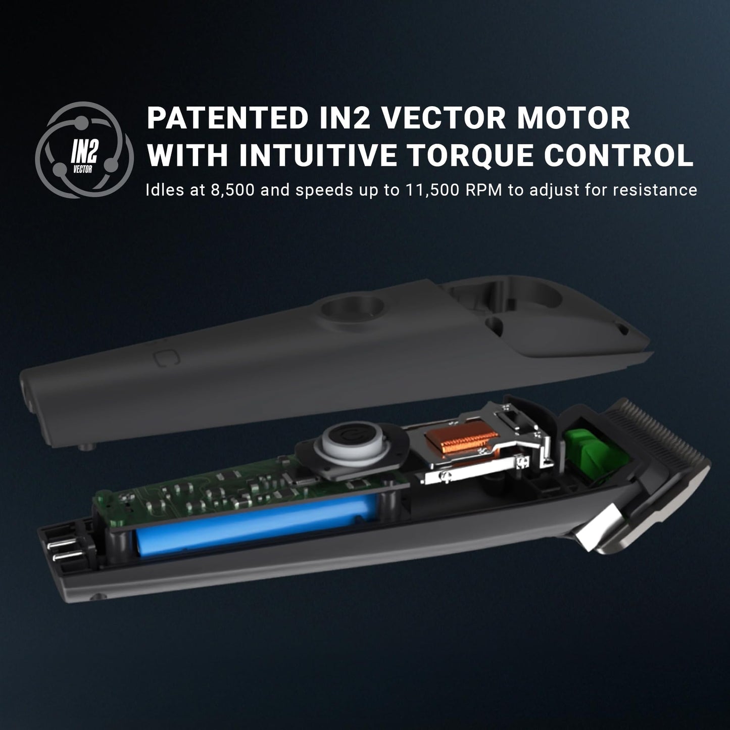 Stylecraft Instinct-X Cordless Hair Clipper Professional Vector Motor with Intuitive Torque Control, 3 Modular Lids Beauty and Personal Care Stylecraft
