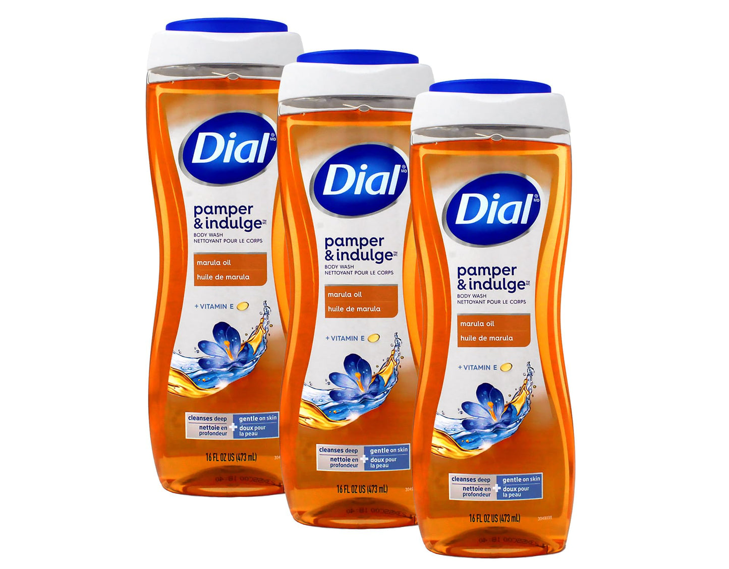 Dial Pamper & Indulge Body Wash with Marula Oil and Vitamin E, 16 fl oz (Pack of 3) Beauty & Personal Care Dial