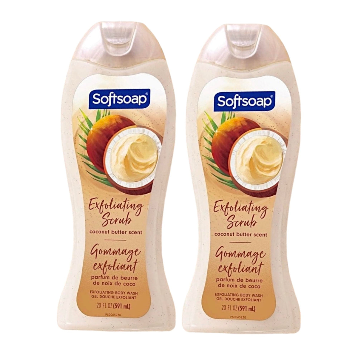 Softsoap Body Wash Coconut Butter Scrub, 20 Fl Oz (2 Pack) Beauty & Personal Care Softsoap