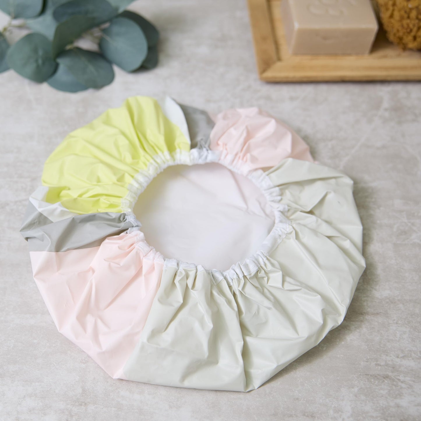 Spa Prive Unisex Shower/Bath Cap - Waterproof, Reusable Hair Protection - Soft Elastic Fit - For All Hair Types Beauty and Personal Care The Gathering Garden