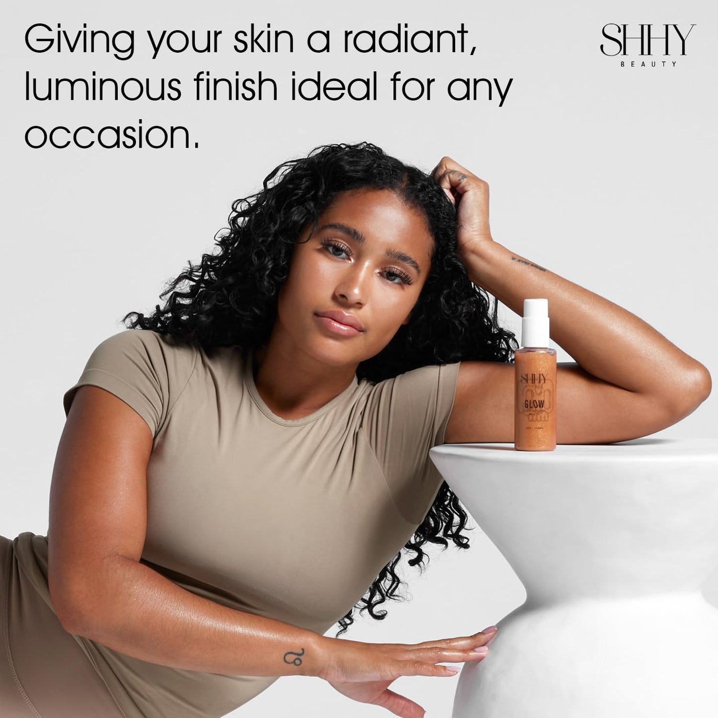 SHHY BEAUTY GLOW Hydrating Shimmer Body Oil for Radiant Skin, Shimmer and hydration for all day Glow. Beauty & Personal Care SHHY BEAUTY