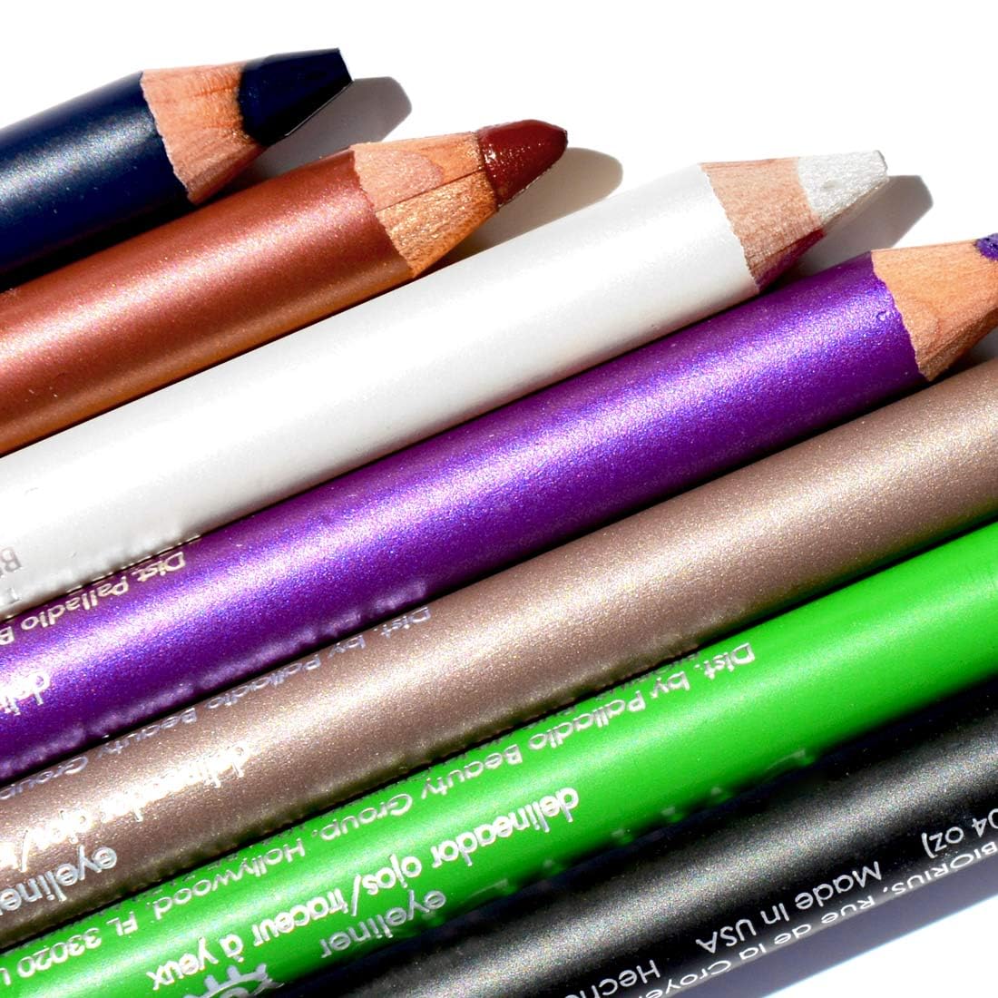 Palladio Wooden Eyeliner Pencil, Thin Pencil Shape, Easy Application, Firm yet Smooth Formula, Perfectly Outlined Eyes, Contour and Line, Long Beauty & Personal Care Palladio