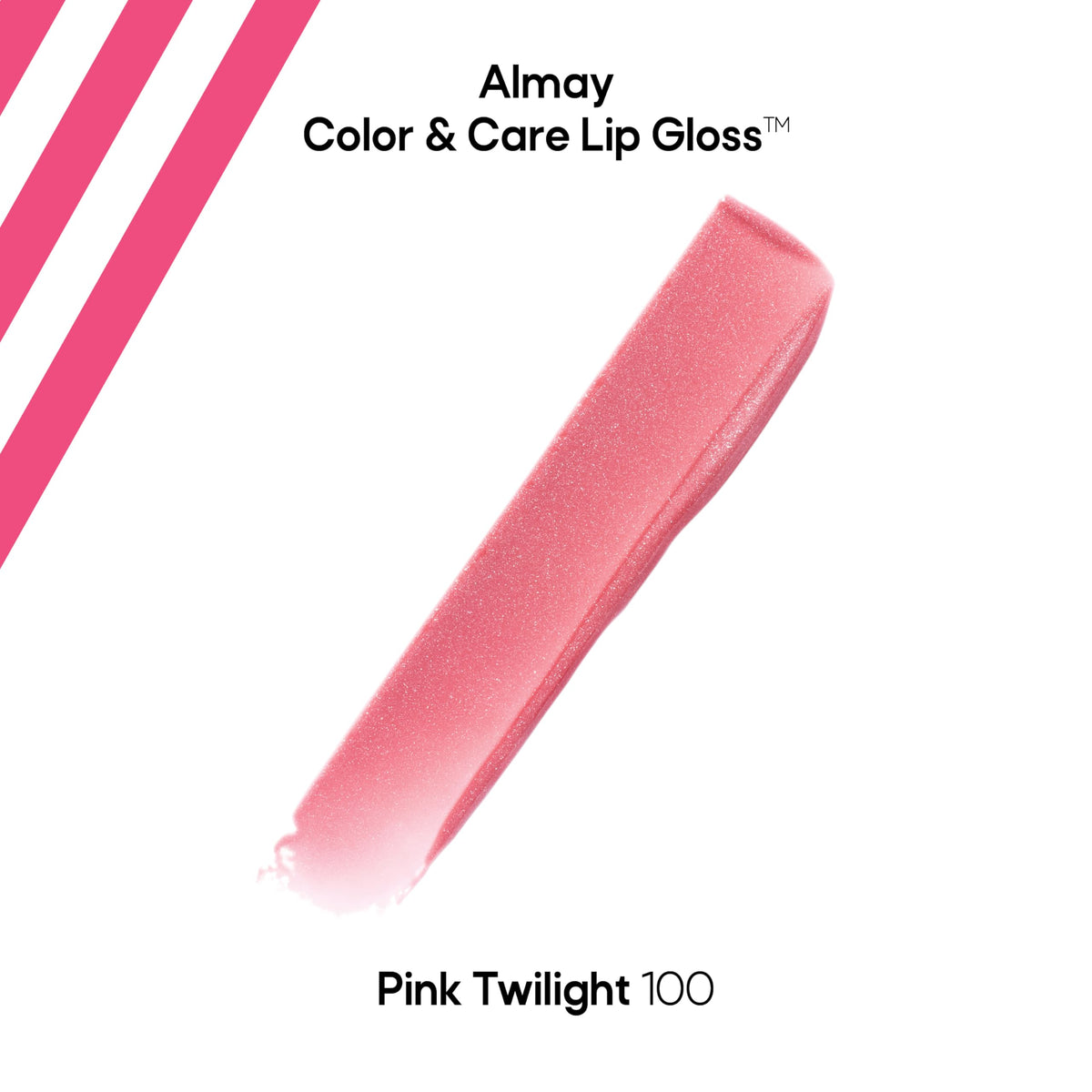 Almay Color & Care Hydrating Lip Gloss, Soft Natural Hues, Prebiotic Complex, Hyaluronic Filling-Sphere Technology, 100 Pink Twilight, 0.1 Fl Oz Beauty & Personal Care Almay