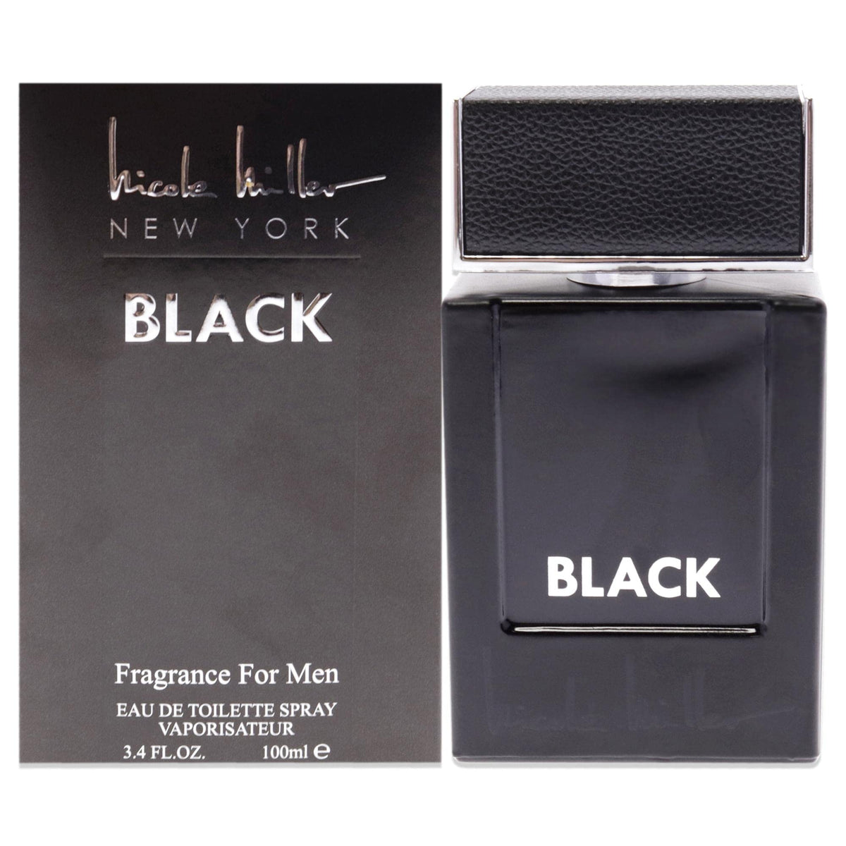Nicole Miller Black Mens Eau De Toilette Spray 3.4 Oz Beauty & Personal Care Nicole Miller New York