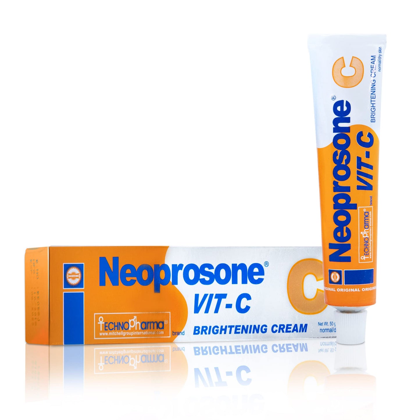 Neoprosone Skin Brightening Cream - 1.7 Fl oz / 50 ml - with Vitamin C and Alpha Arbutin Complex Beauty & Personal Care Neoprosone