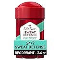 Old Spice Sweat Defense Antiperspirant & Deodorant for Men, 24/7 Ultimate Sweat Protection, Long Lasting Scent, Soft Solid, Pure Sport Scent, 2.6 oz Beauty & Personal Care Old Spice