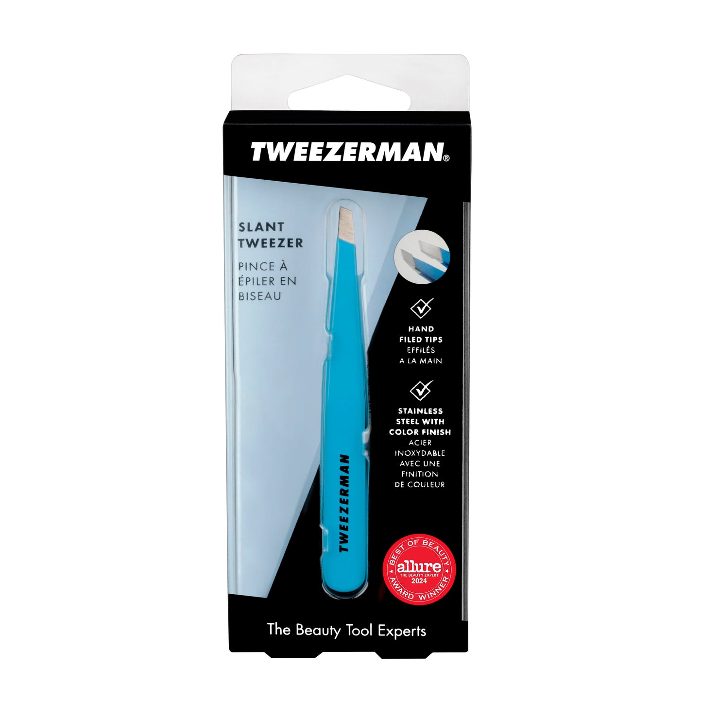 Tweezerman Slant Tweezer -Blue Jewel Model No. 1230-B09R, multi Beauty & Personal Care Tweezerman