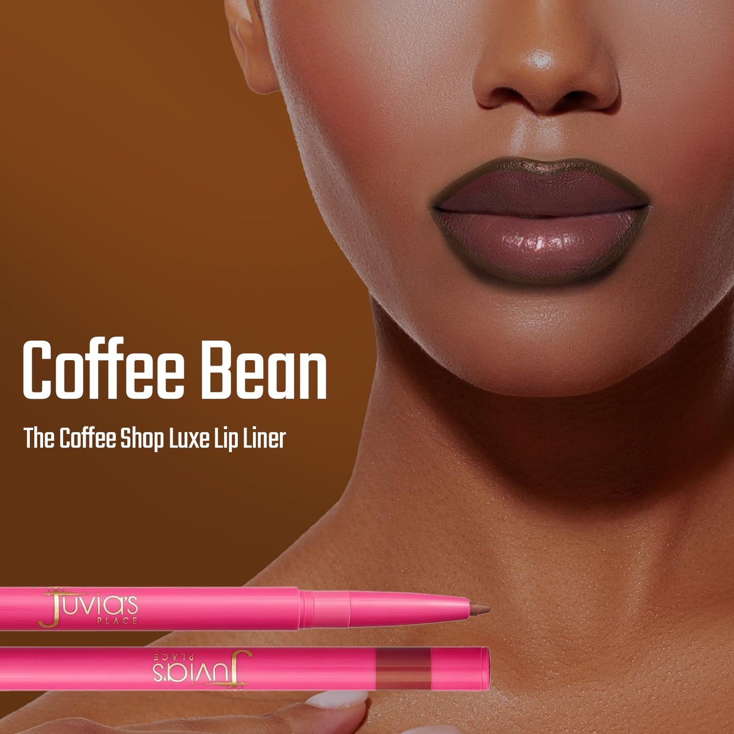Juvia's Place Coffee Shop Luxe Lip Liner: Coffee Bean - Colorstay Matte Finish Lip Pencil, Makeup for Natural Long Lasting Beauty and Sensational Beauty & Personal Care Juvia's Place