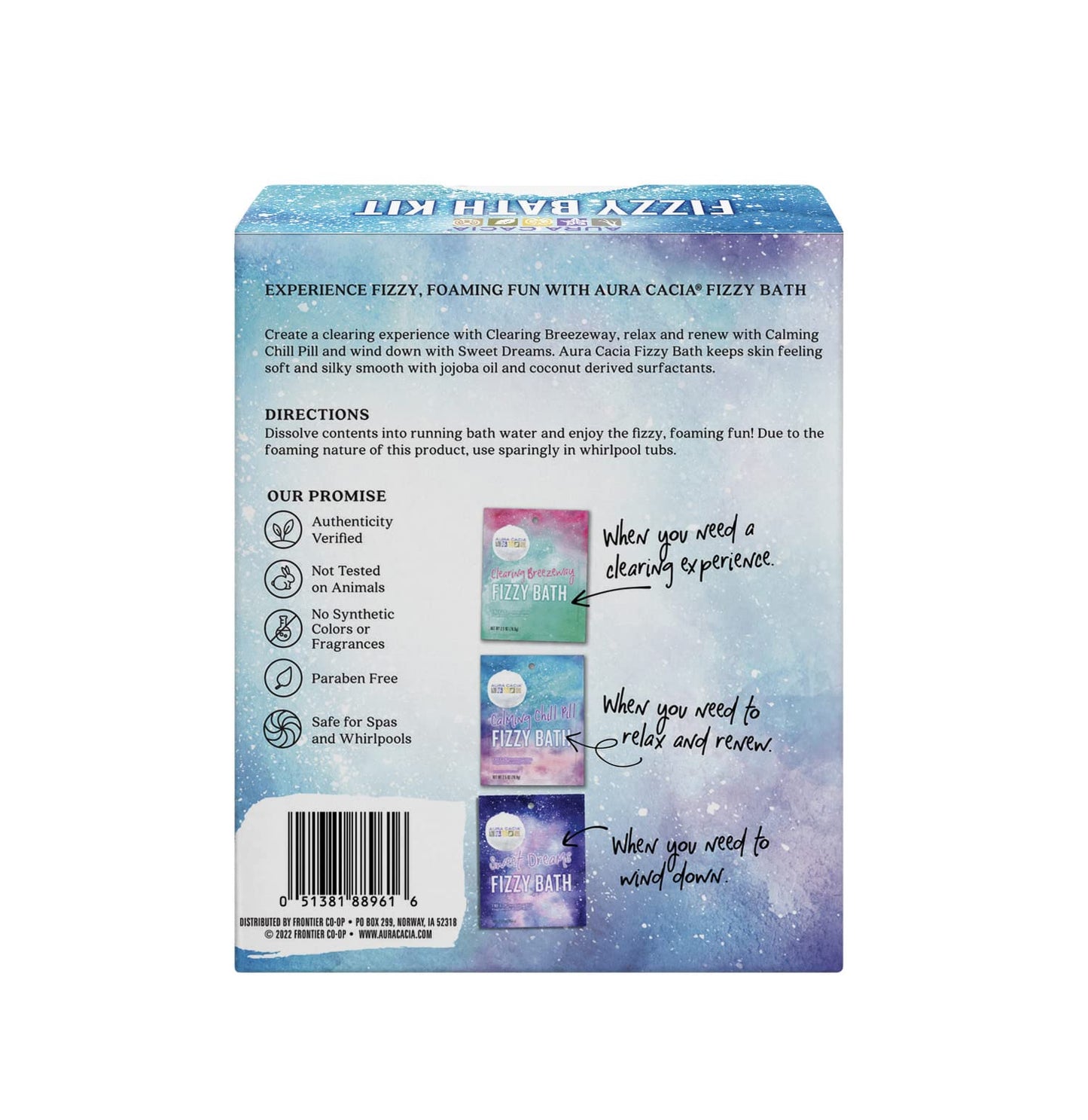 Aura Cacia Fizzy Bath Kit Beauty & Personal Care Aura Cacia