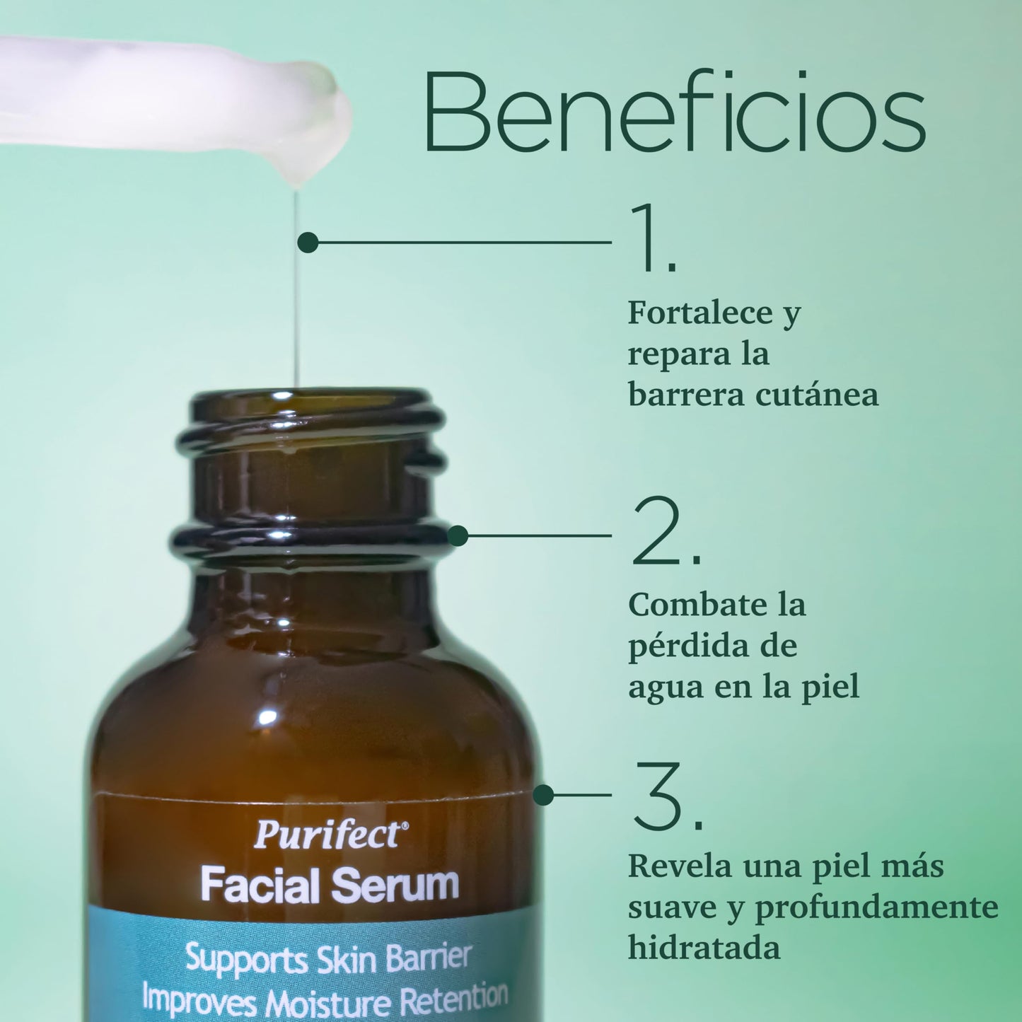 Purifect Rescuing Ceramide Facial Serum for Dry, Sensitive Skin - Face Serum with Panthenol & Vitamin E, Skin Barrier Support, Deep Hydration Beauty & Personal Care Purifect by Symphony Beauty