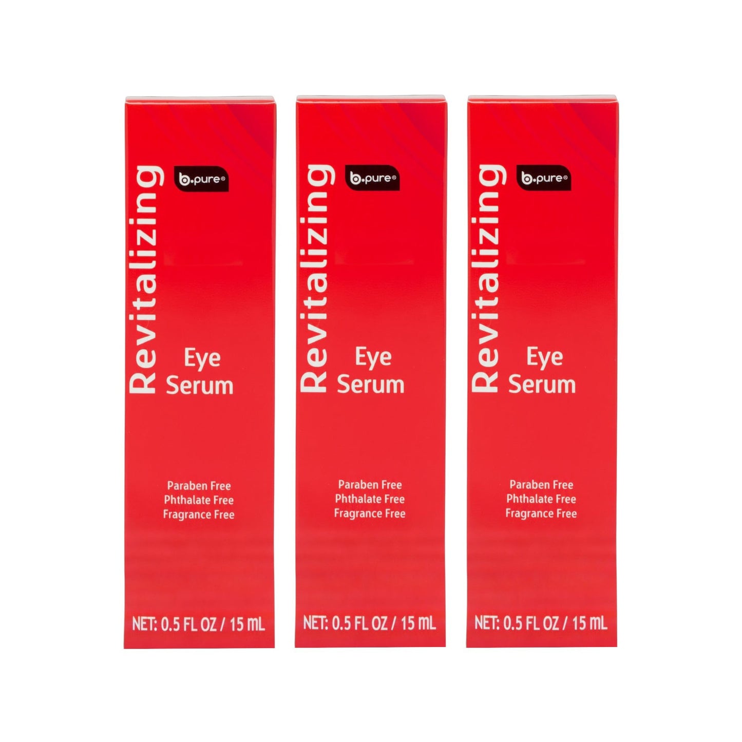 b.pure Revitalizing Eye Serum | Niacinamide, Vitamin E, Vitamin B5 | Anti-Aging, Anti-Wrinkle | 1.36 oz, 3-Pack Beauty & Personal Care b.pure